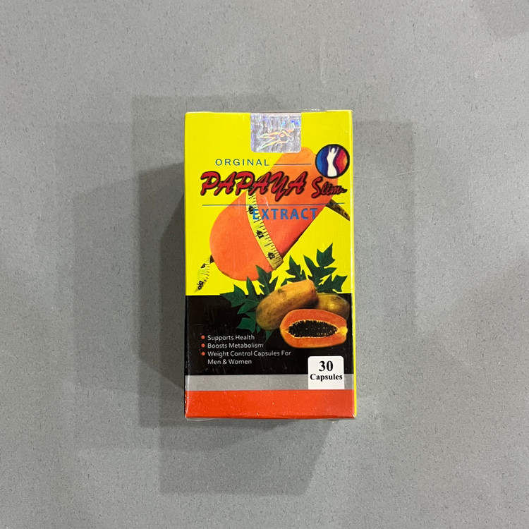 کپسول لاغری پاپایا اسلیم اورجينال ساخت فيليپين Papaya Slim